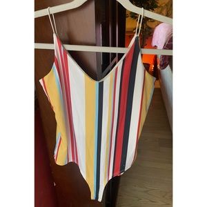 Multi-colored bodysuit